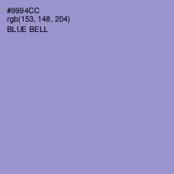 #9994CC - Blue Bell Color Image